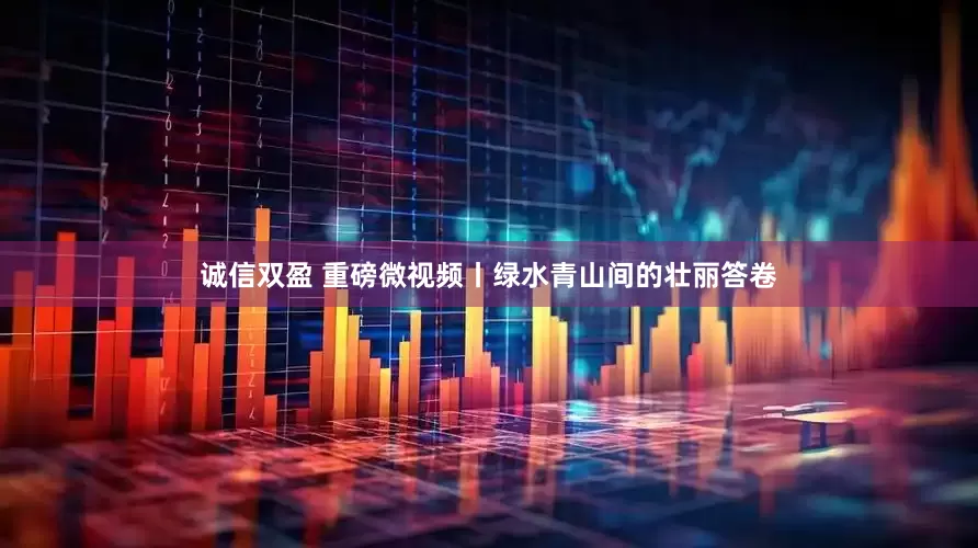 诚信双盈 重磅微视频丨绿水青山间的壮丽答卷